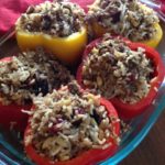 Lamb and Rice Stuffed Peppers