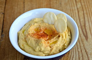 tahini free hummus