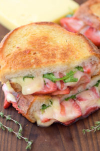 Grilled Cheese with Pickled Strawberries - West of the Loop