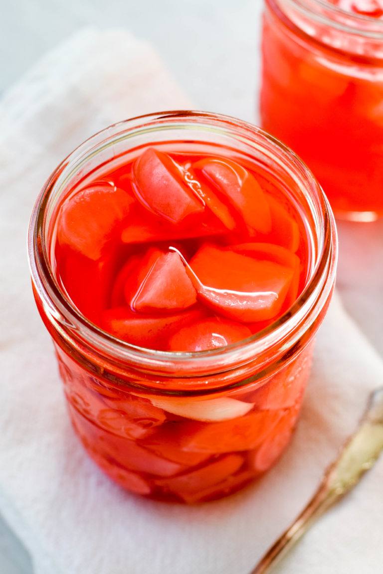 Gingery Pickled Radishes - West of the Loop